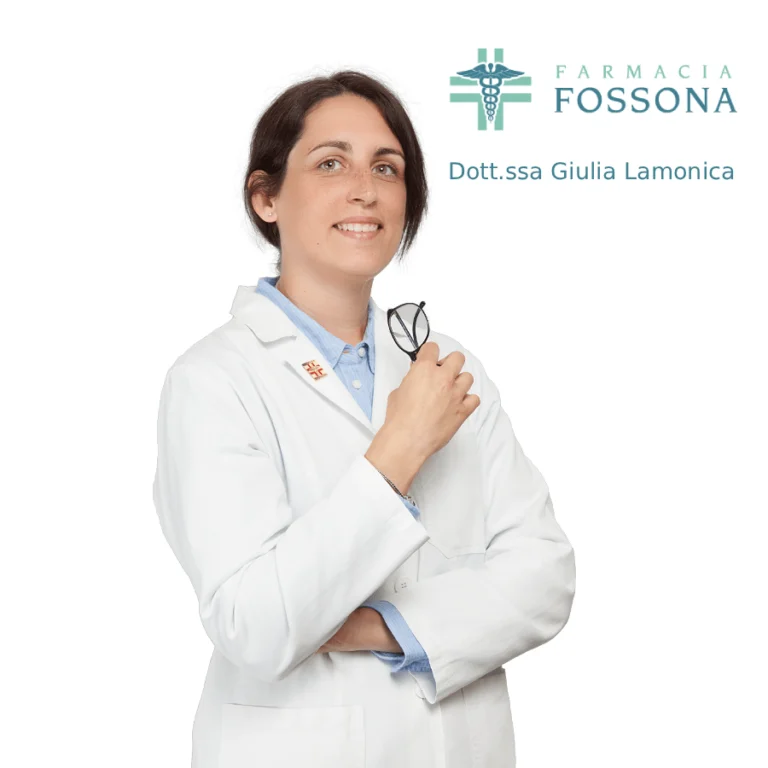 Foto ritratto Giulia Lamonica titolare della Farmacia Fossona