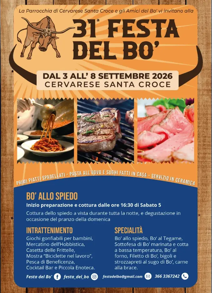 Festa del bo’ cervarese 2026
